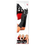 Guanti Neri in Lycra 37 cm - Widmann