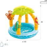 Piscina Baby Palma 102x86 58417 - Intex