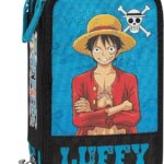 Astuccio 3 Zip One Piece - Panini