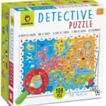 La Mappa dell Europa Detective Puzzle - Ludattica