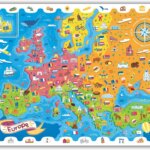 La Mappa dell Europa Detective Puzzle - Ludattica