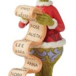 Il Grinch con Lista Regali - Jim Shore