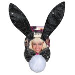 Set Coniglietta Nera Glitter - Widmann