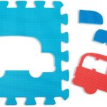 Tappetini Puzzle Veicoli 9pz - Teorema