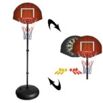 Piantana Basket 2 in 1 con Bersaglio - Sport One