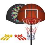Piantana Basket 2 in 1 con Bersaglio - Sport One