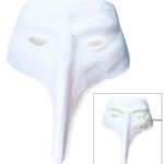 Maschera Veneziana Bianca da Dipingere - Widmann
