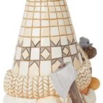 Gnomo Bianco con Scoiattolo - Jim Shore