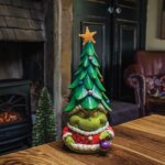 Grinch con Cappello Albero Natale Luminoso - Jim Shore