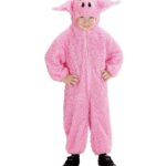 Abito Maialino Fuzzy 104 cm 2/3 anni - Widmann