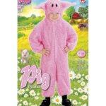 Abito Maialino Fuzzy 104 cm 2/3 anni - Widmann