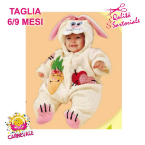 Abito Baby Bunny Superbaby 6-9 Mesi - Carnaval Queen