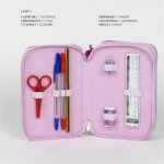 Astuccio 3 Zip Minnie - Cerdà