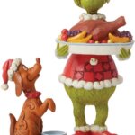 Grinch con cena di Natale - Jim Shore