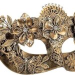 Maschera Teatrale Montone Oro - Widmann