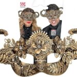 Maschera Teatrale Montone Oro - Widmann