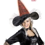 Cappello Strega Luminoso a Fibre Ottiche - Widmann