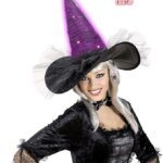 Cappello Strega Luminoso a Fibre Ottiche - Widmann