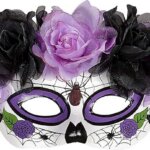 Maschera Dia De Los Muertos Decorata - Widmann