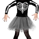 Abito Scheletro Ballerina 116 cm 4/5 anni - Widmann