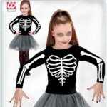 Abito Scheletro Ballerina 116 cm 4/5 anni - Widmann