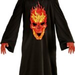 Tunica Skeleton Devil 128 cm 5/7 anni - Widmann