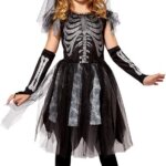 Abito Skeledev Bride 128 cm. 5/7 anni - Widmann
