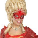 Maschera Baronessa Rossa Metallizzata - Widmann