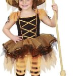Abito Streghetta Arancio 116 cm 4/5 anni - Widmann