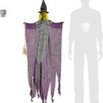 Strega con Scopa 138 cm - Widmann