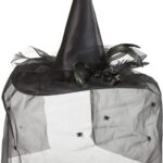 Cappello Strega con Tulle e Fiori - Widmann