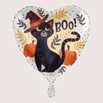 Pallone Cuore Gatto Nero - Puzzle Party