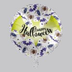 Pallone Happy Halloween Ragni e Pipistrelli - Puzzle Party