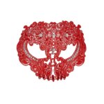 Maschera Teschio in Pizzo Rosso - Widmann