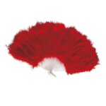 Ventaglio in Piume Rosso - Widmann