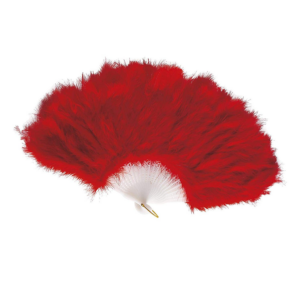 Ventaglio in Piume Rosso - Widmann