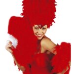 Ventaglio in Piume Rosso - Widmann