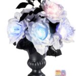 Vaso con 6 Rose Luminose - Widmann