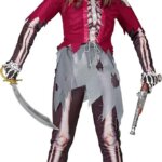 Abito Scheletro Pirata 128 cm 5/7 anni - Widmann