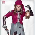 Abito Scheletro Pirata 128 cm 5/7 anni - Widmann