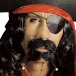 Baffi e Pizzetto con Perle da Pirata - Widmann