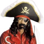 Baffi e Pizzetto con Perle da Pirata - Widmann