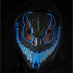Maschera Mostro Led Blu - Widmann