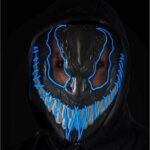 Maschera Mostro Led Blu - Widmann