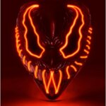 Maschera Mostro Led Rosso - Widmann