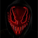 Maschera Mostro Led Rosso - Widmann