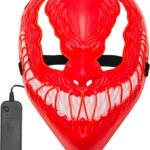 Maschera Mostro Led Rosso - Widmann