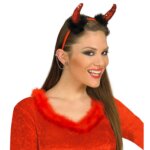Corna Diavolo in Paillettes Rosse - Widmann