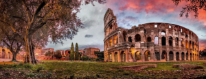 1000 pz Panorama Colosseo al Tramonto - Ravensburger