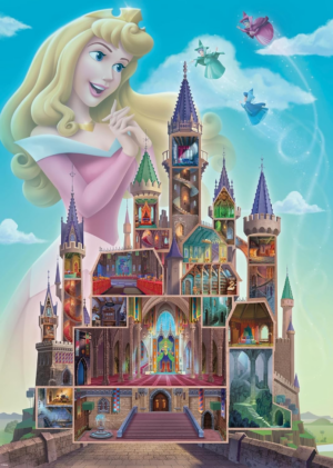 1000 pz Disney Castles Aurora - Ravensburger